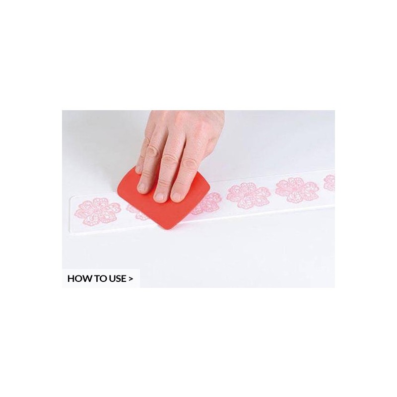 TRD03 FLOWER TAPPETO IN SILICONE 400X80 MM