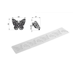 TRD02 BUTTERFLY   TAPPETO IN SILICONE 400X80 MM