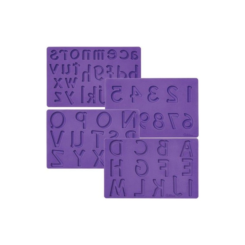 Stampi Wilton kit numeri e lettere