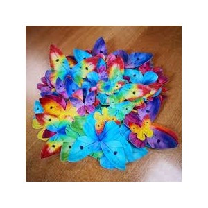 Farfalle in Cialda- Colori Mix- 87 pezzi