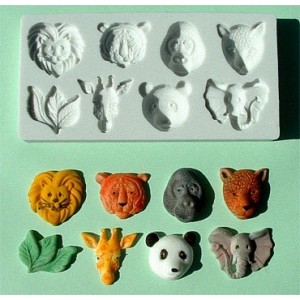 Stampo in silicone - animali zoo