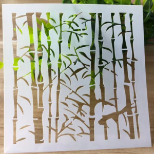 Stencil bambù