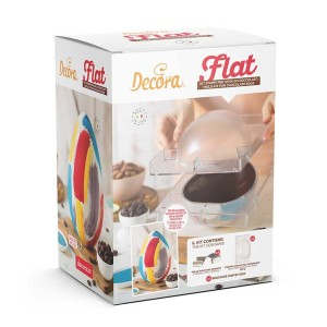 Kit Stampi per Uova di Cioccolato Flat - 250g